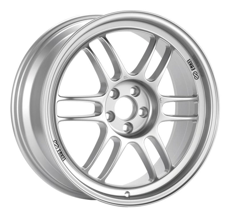 Enkei RPF1 17x8.5 5x114.3 40mm Offset 73mm Bore Silver Wheel RX8 / 93-98 Supra