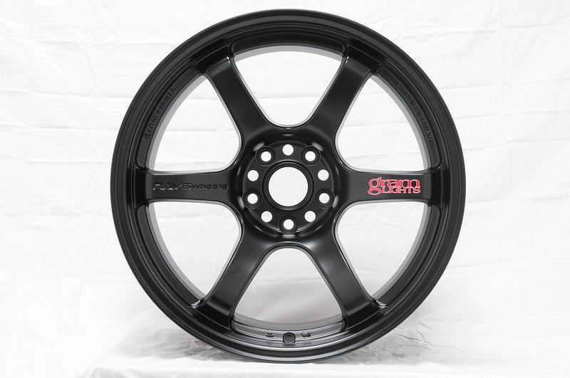 Gram Lights 57DR 19x8.5 +35 5x114.3 Semi Gloss Black Wheel
