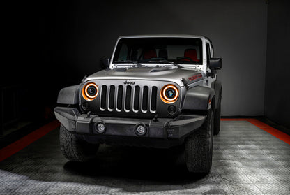 ORACLE Lighting 0718 Jeep Wrangler JK Oculus 7in Switchback BiLED Projector Headlights