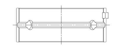 ACL Mitsubishi 4G63/4G64 6 Bolt 1st Gen DSM 0.25mm Oversized High Performance Main Bearing Set