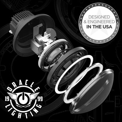 ORACLE Lighting 0718 Jeep Wrangler JK Oculus 7in Switchback BiLED Projector Headlights