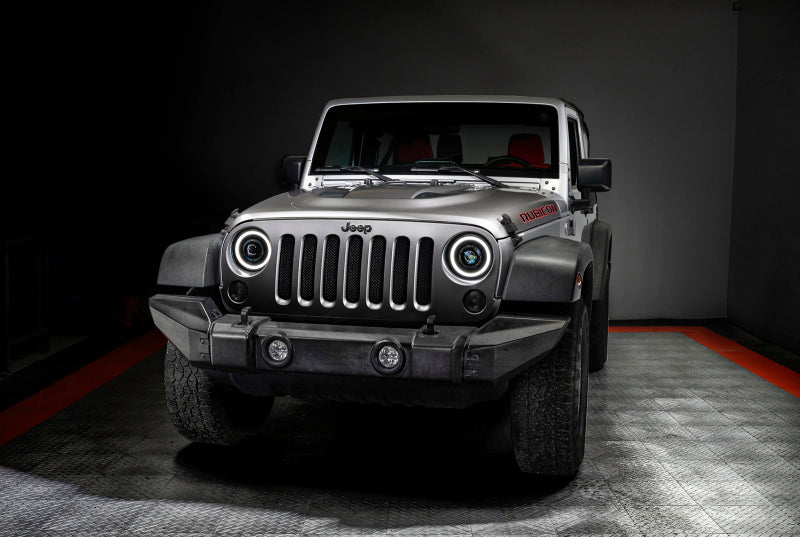 ORACLE Lighting 0718 Jeep Wrangler JK Oculus 7in Switchback BiLED Projector Headlights
