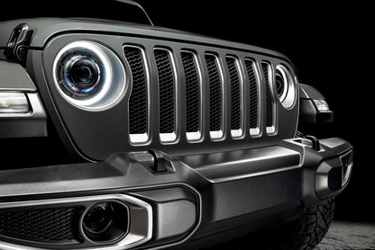 Oracle Jeep Wrangler JL Oculus Bi-LED Projector Headlights- Graphite Metallic - 5500K