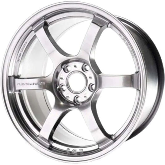 Gram Lights 57DR 17x9.0 +38 5x114.3 Grace Silver Wheel