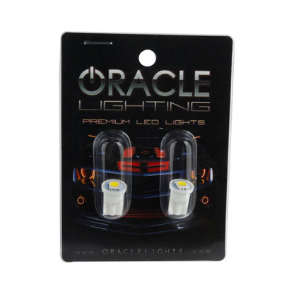 Oracle T10 1 LED 3-Chip SMD Bulbs (Pair) - Cool White