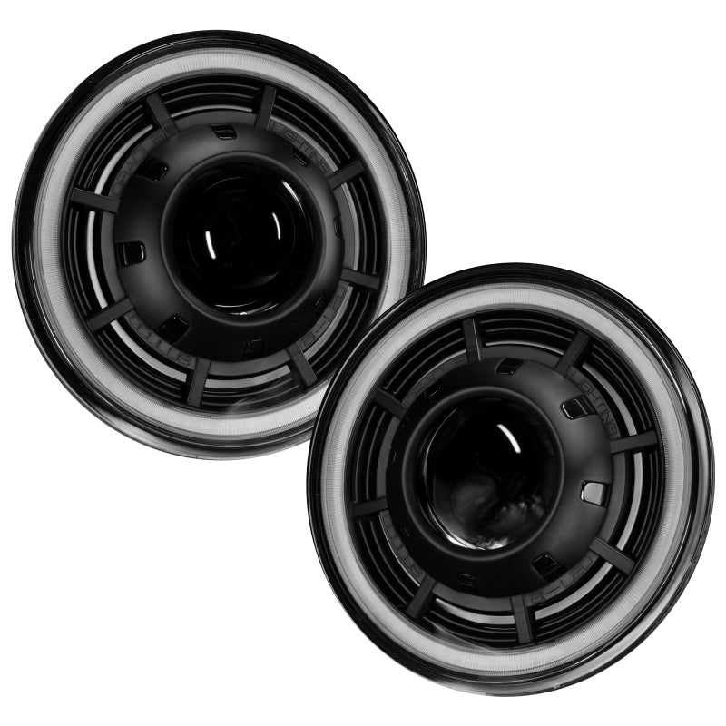 ORACLE Lighting 0718 Jeep Wrangler JK Oculus 7in Switchback BiLED Projector Headlights