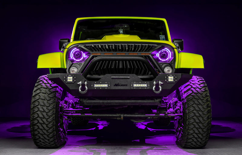 Oracle Oculus 7in ColorSHIFT Bi-LED Projector Headlights for Jeep Wrangler JK