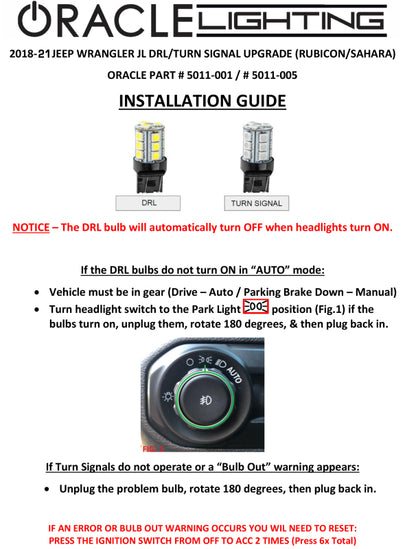 Oracle 7443 18 LED 3-Chip SMD Bulb (Single) - Cool White