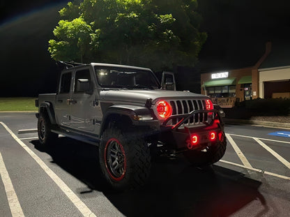 Oracle Oculus Bi-LED Projector Headlights for Jeep JL/Gladiator JT - w/ BC1 Controller