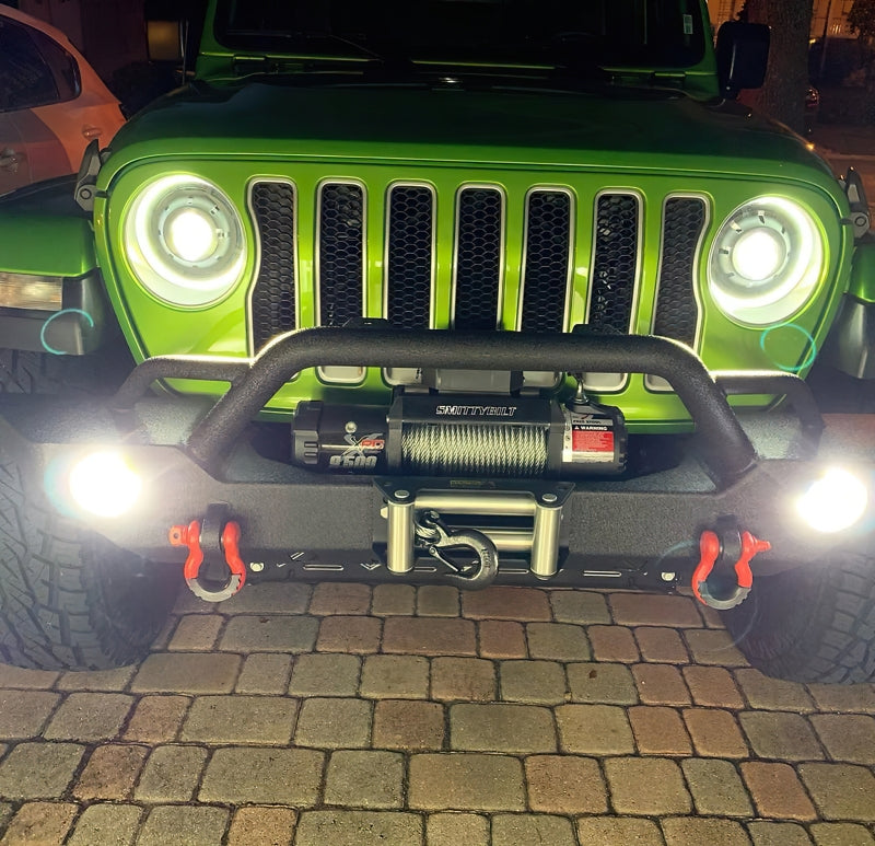 Oracle Jeep JL/Gladiator JT Oculus Bi-LED Projector Headlights - Amber/White Switchback