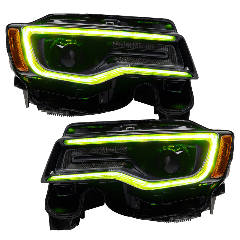 Oracle 1421 Jeep Grand Cherokee Dynamic Headlight DRL Upgrade Kit  ColorSHIFT Dynamic