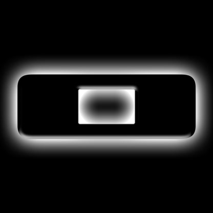 ORACLE Lighting Universal Illuminated LED Letter Badges - Matte Blk Surface Finish - O
