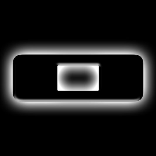 ORACLE Lighting Universal Illuminated LED Letter Badges - Matte Blk Surface Finish - O