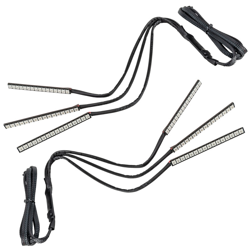 Oracle 15-17 Ford Mustang V6/GT/Shelby Dynamic DRL  w/ Halo Kit - ColorSHIFT - Dynamic