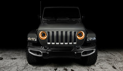 Oracle Jeep JL/Gladiator JT Oculus Bi-LED Projector Headlights - Amber/White Switchback