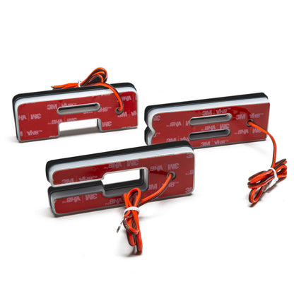 ORACLE Lighting Universal Illuminated LED Letter Badges - Matte Blk Surface Finish - N