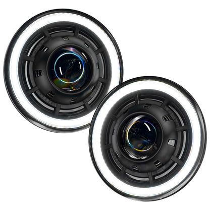 ORACLE Lighting 0718 Jeep Wrangler JK Oculus 7in Switchback BiLED Projector Headlights