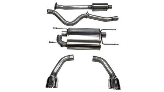 Corsa 2012-2025 Scion FRS / Subaru BRZ Polished Sport Cat-Back Exhaust