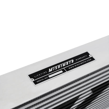 Mishimoto Universal Silver R Line Intercooler Overall Size: 31x12x4 Core Size: 24x12x4 Inlet /Outlet