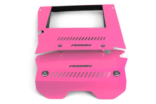 PERRIN 15-21 Subaru WRX Engine Cover Kit (Intercooler & Pulley Covers Incl.) - Hyper Pink