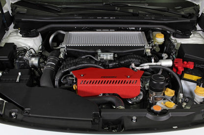 PERRIN 22-25 Subaru WRX Pulley Cover - Red (TALL - For Use w/o PERRIN AOS)