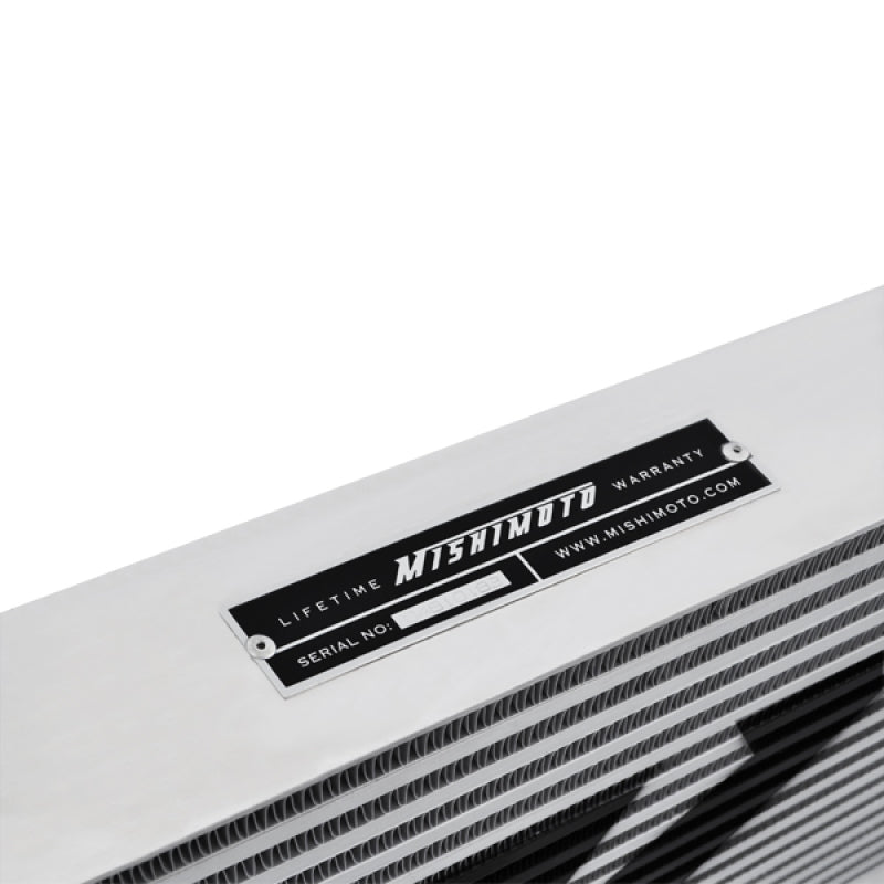 Mishimoto Universal Silver R Line Intercooler Overall Size: 31x12x4 Core Size: 24x12x4 Inlet /Outlet