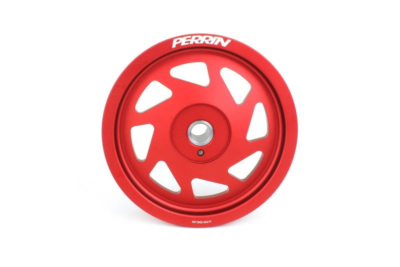 PERRIN 19-21 Subaru WRX / 16-18 Forester / 15-19 Legacy Lightweight Crank Pulley - Red