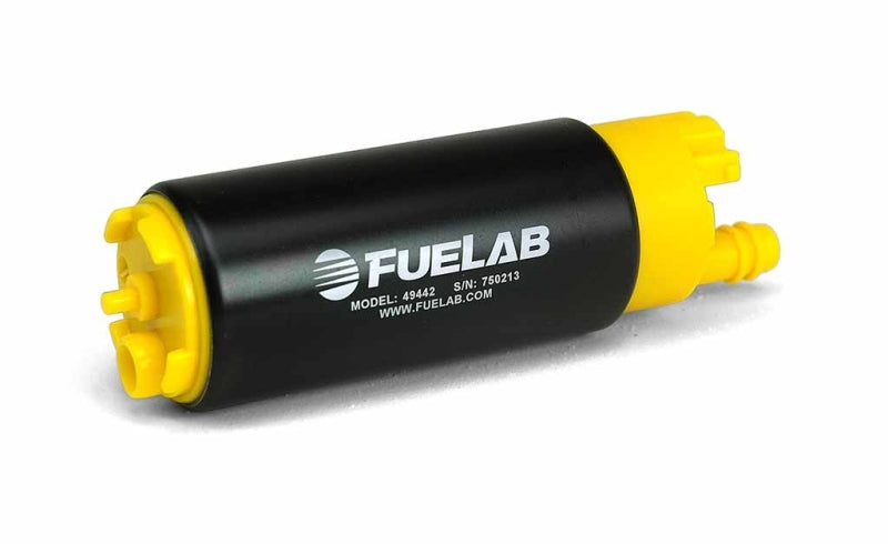 Fuelab 494 High Output In-Tank Electric Fuel Pump - 340 LPH In In-Line From Out