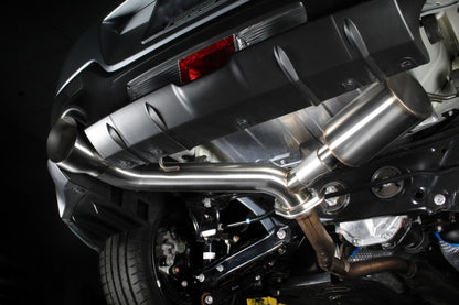 PERRIN 22-25 Subaru BRZ / Toyota GR86 Axle Back Exhaust SS (Single Side Exit w/Helmholtz Chamber)