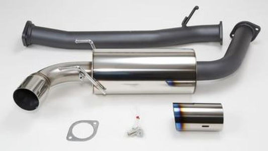 HKS RX8 75mm Single Ti-Tip Hi Power Cat-back Exhaust (SUS304 NO COATING)