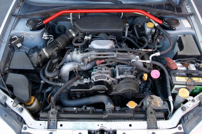 PERRIN 02-07 Subaru WRX/STi/Impreza / 04-08 Forester Front Strut Brace - Red