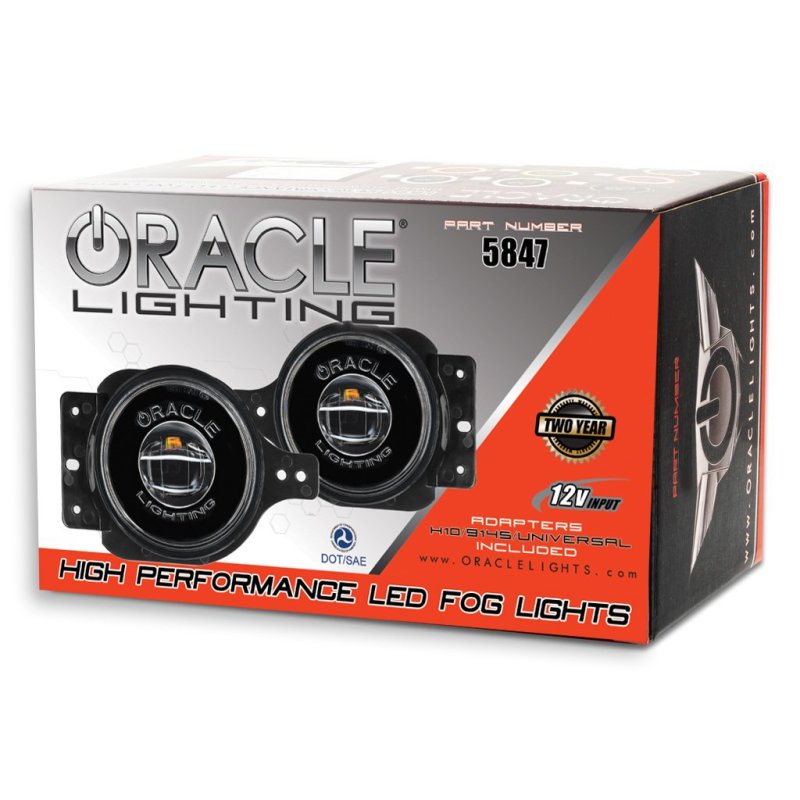 Oracle Jeep Wrangler JL/JT Sport High Performance W LED Fog Lights - w/o Controller