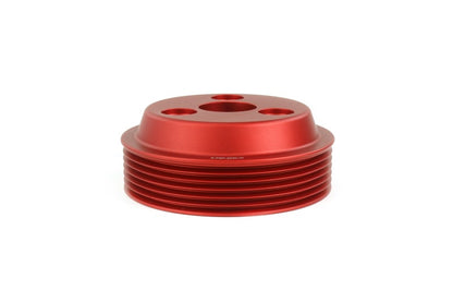 PERRIN 22-25 Subaru WRX / 21-25 Crosstrek / 20-25 LGT/OBXT/FXT Lightweight Water Pump Pulley - Red